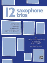 12 SAXOPHONE TRIOS cover